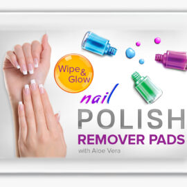 Wipe & Glow Nail polish Remover Pads