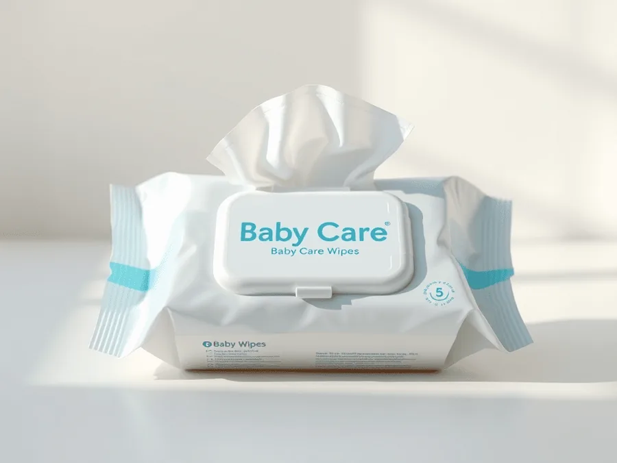 Private label baby care wipes