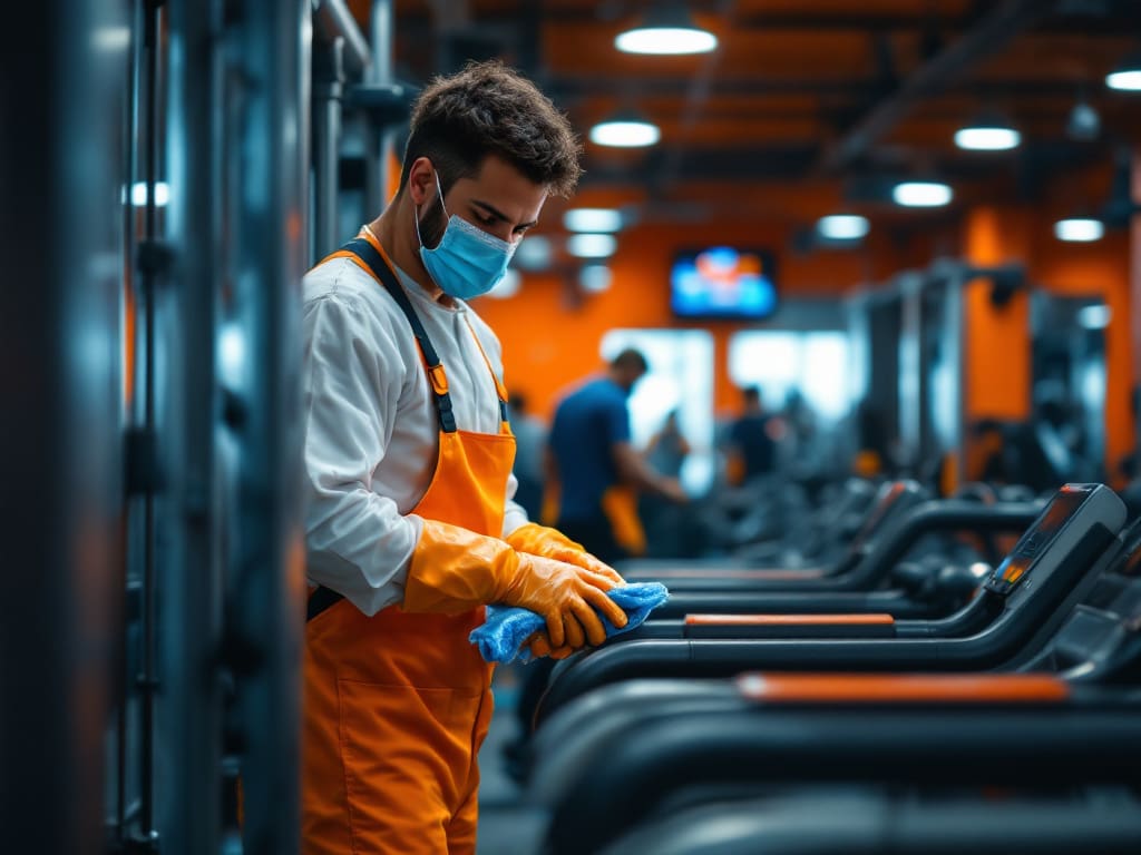 Disinfecting Gym Machines Without Damaging Equipment