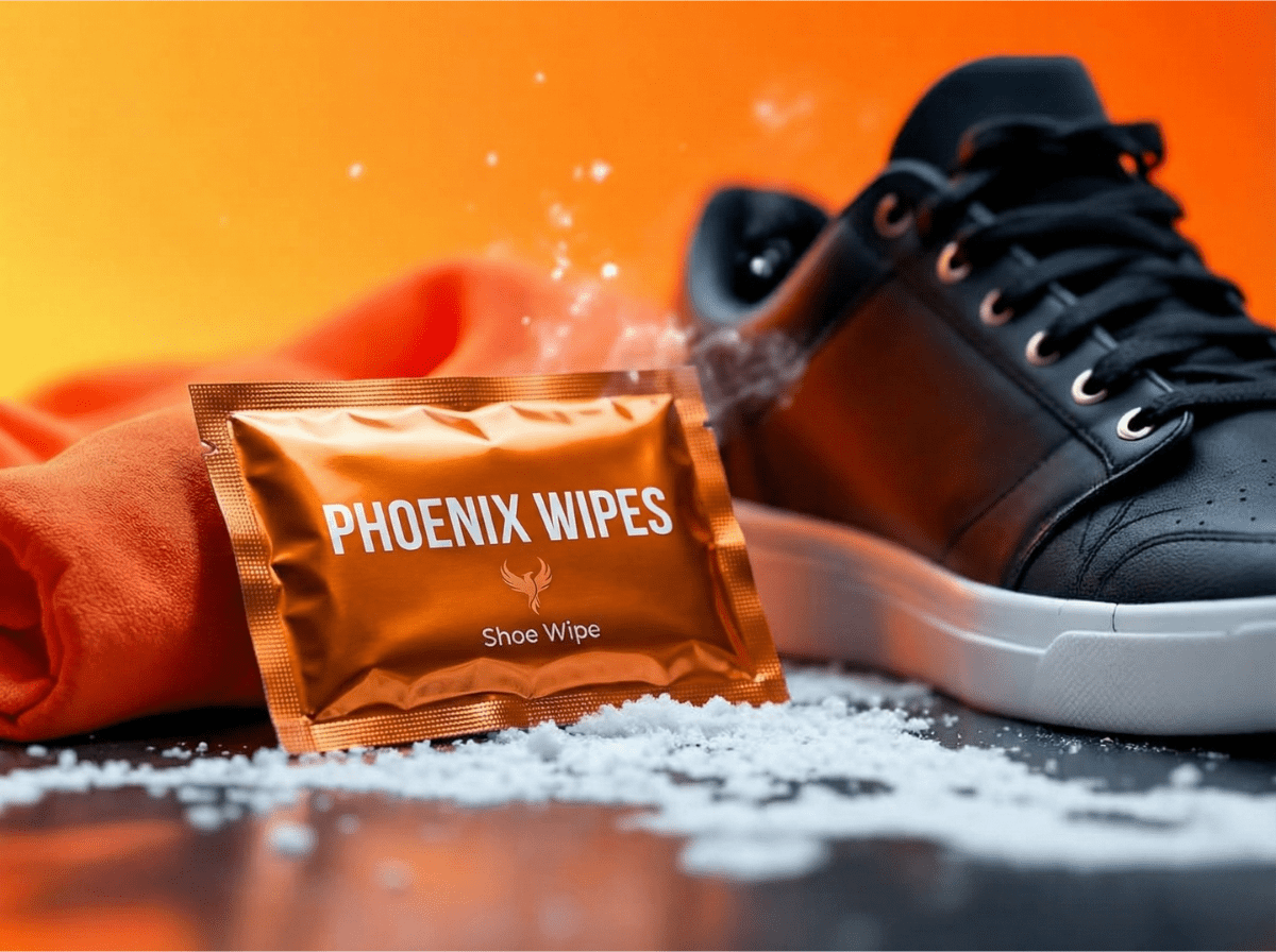 portable phoenix wipes branded sneaker wipes