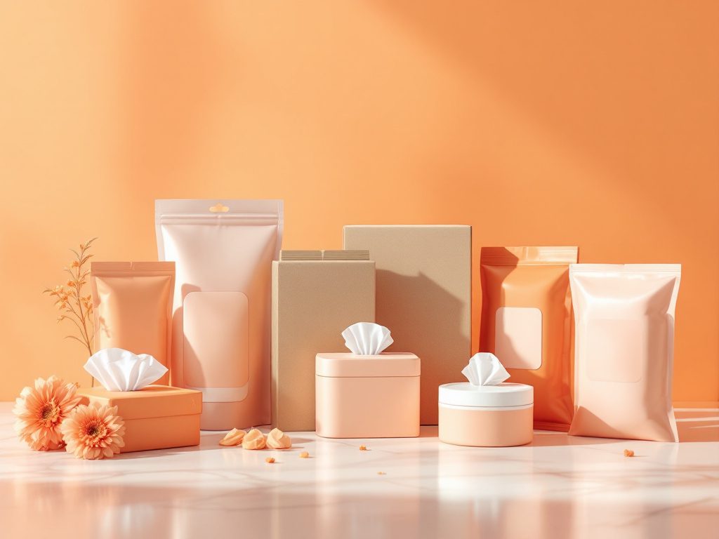 make-up wipes packaging options