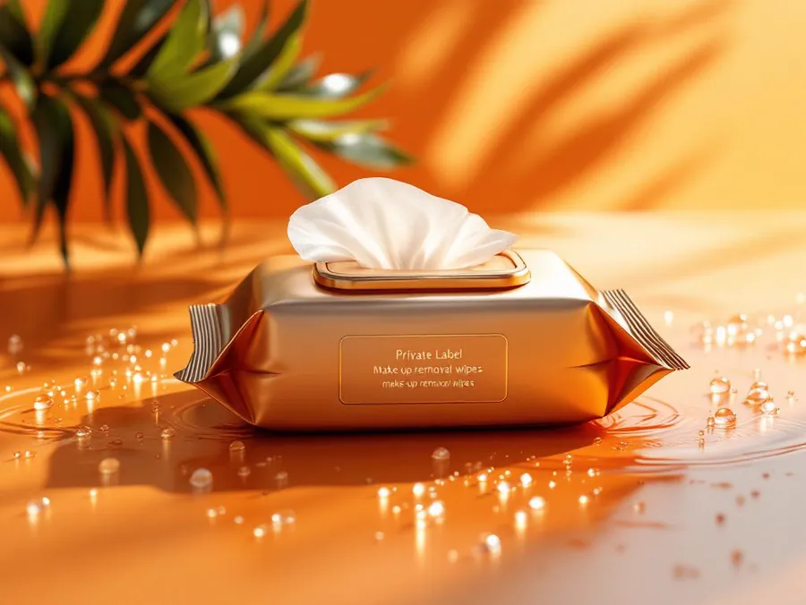Private label skincare wipes