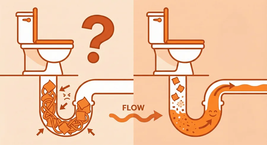 How to dissolve flushable wipes in pipes