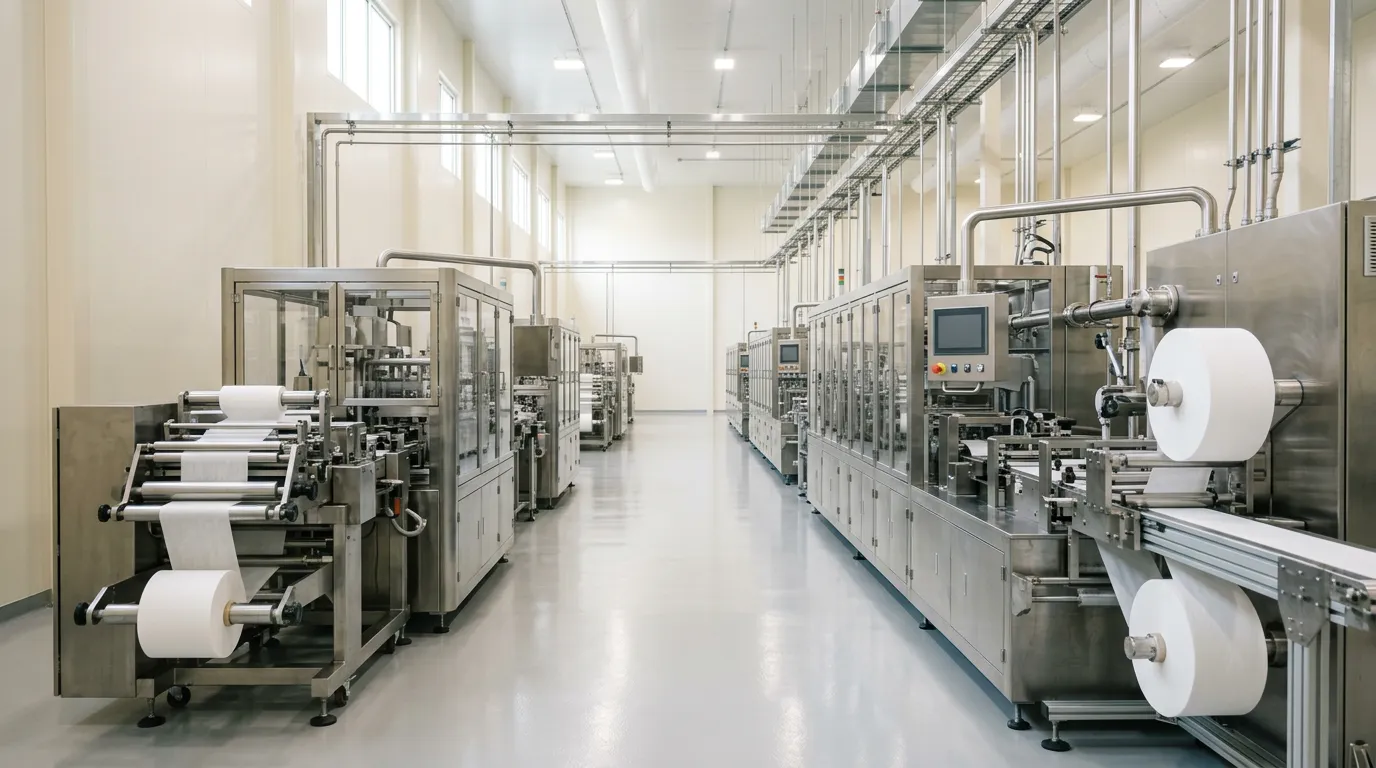 pH-controlled feminine hygiene wipe formulation and filling line in the USA