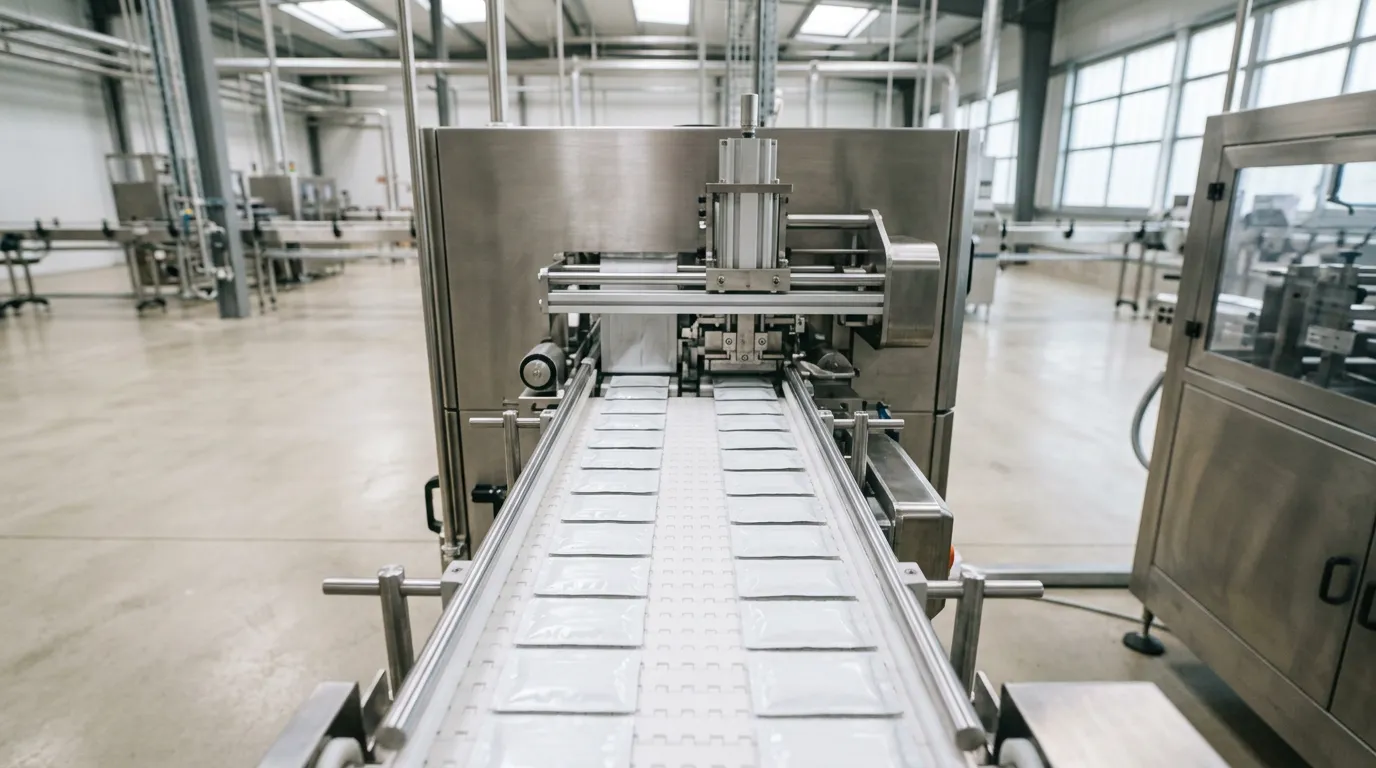 Water wipe hygienic filling line with purified water system in the USA